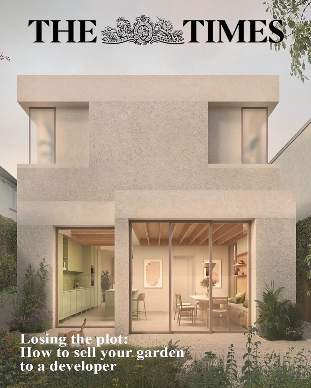 Some of the sites we developed alongside @caswellanddainow have been mentioned in @thetimes What a pleasure to see our landscape designs in print, flying the flag for developing backland sites 🌿