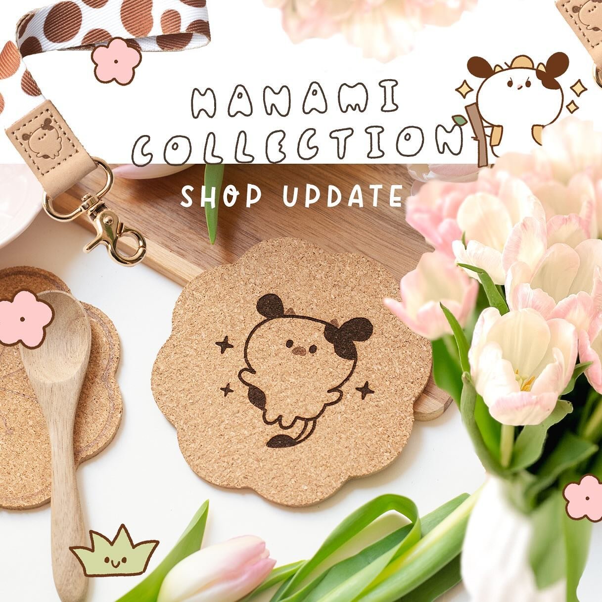 hello humans 🌷

as the flowers bloom and the days grow longer, I&lsquo;m excited to announce the fresh and vibrant hanami shop update is now live!

🌸 what&lsquo;s new?

✨Wrist lanyards
perfect for keeping your essentials handy during your spring ad