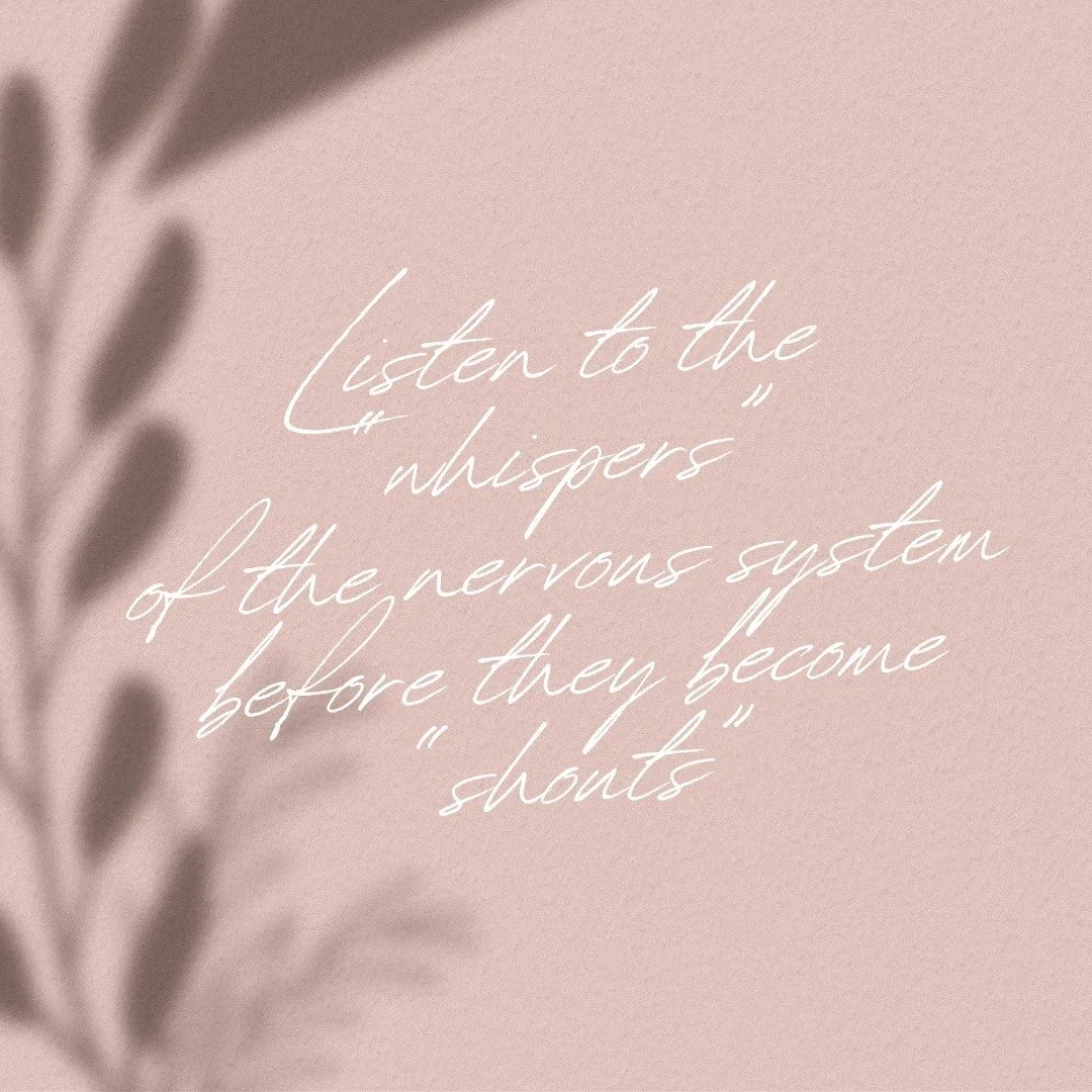 Are you listening?

Our bodies are constantly speaking to us, offering gentle whispers of what we need&mdash;rest, care, or a moment to breathe. When we ignore these whispers, they often grow louder, demanding our attention in ways that are much more