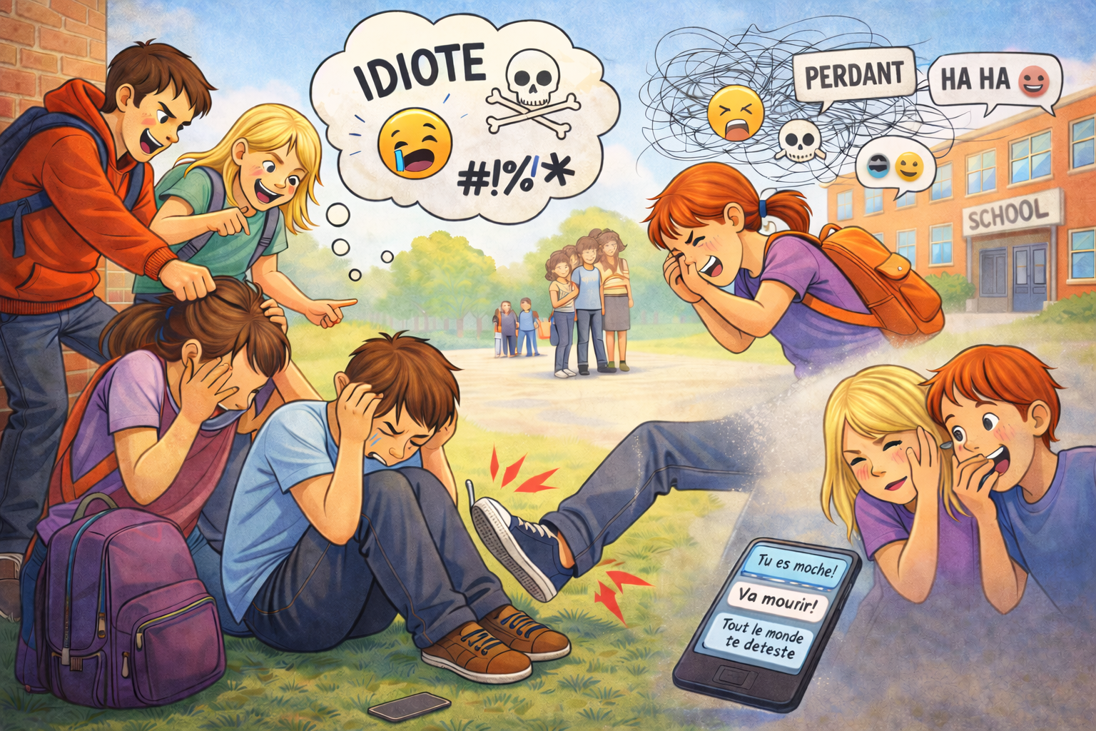 Harcèlement Scolaire comment les aider avec l’hypnose?