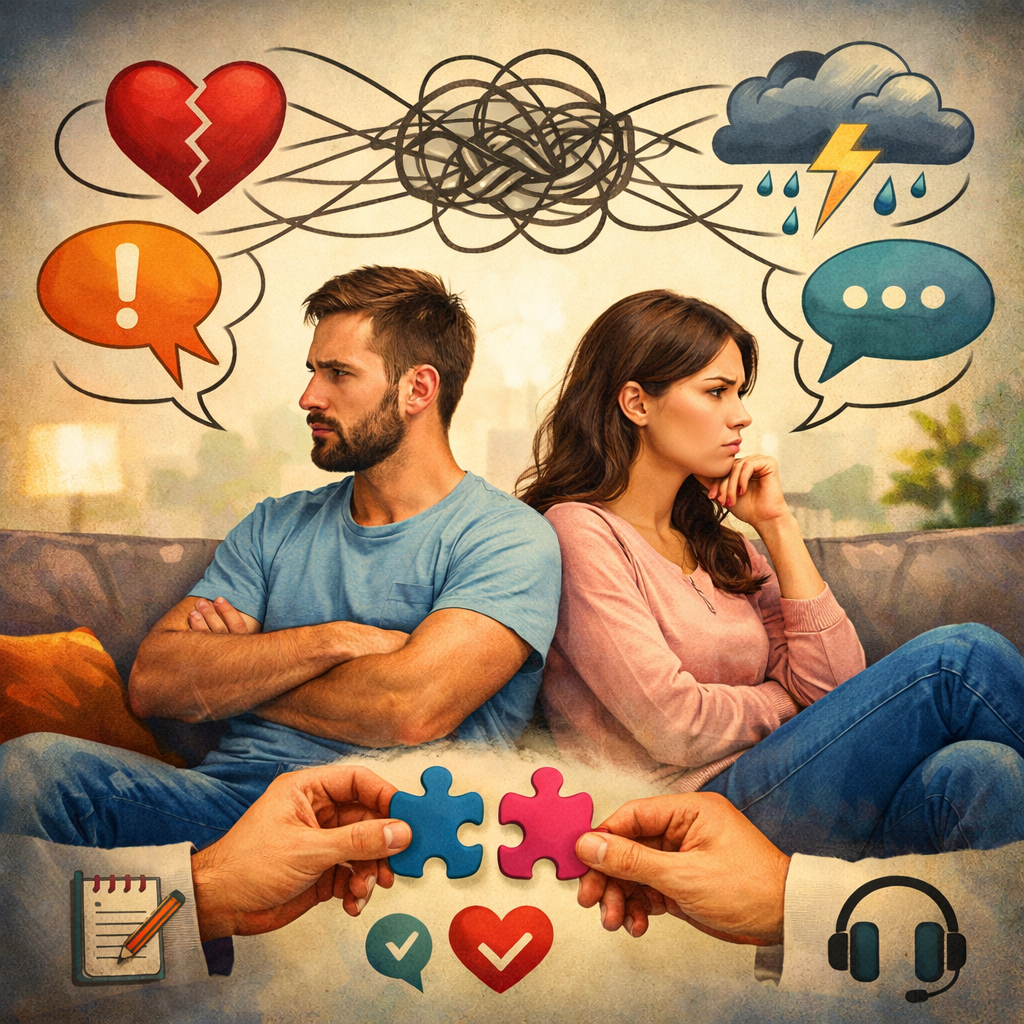 Communication de couple : comment arrêter les disputes et retrouver le dialogue