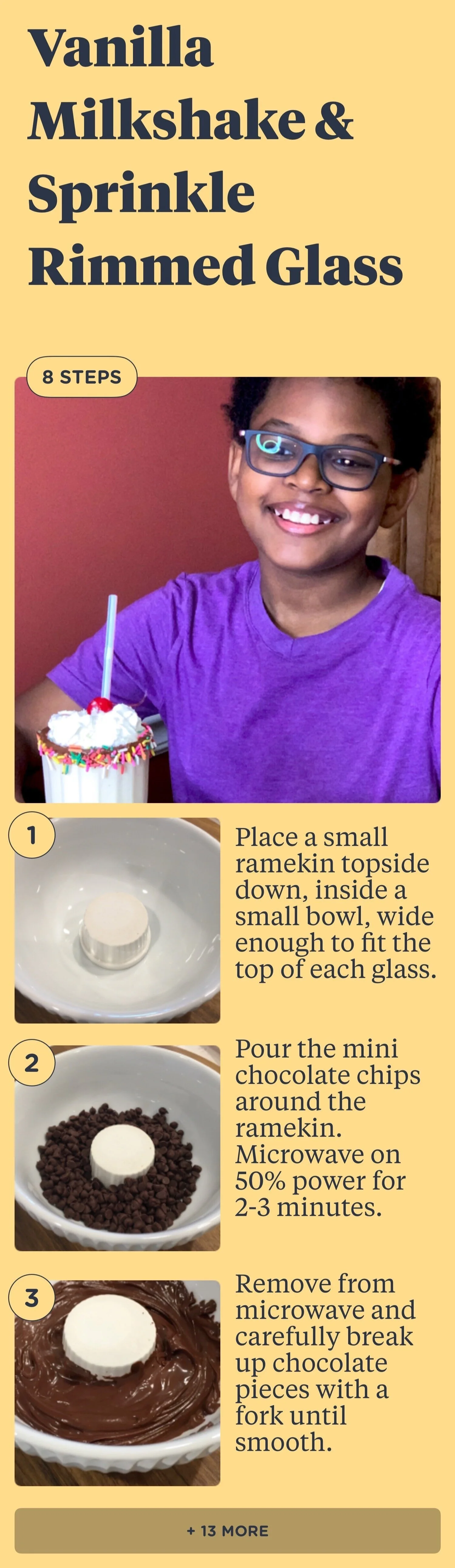 Vanilla Milkshake &amp; Sprinkle Rimmed Glass Full Tutorial