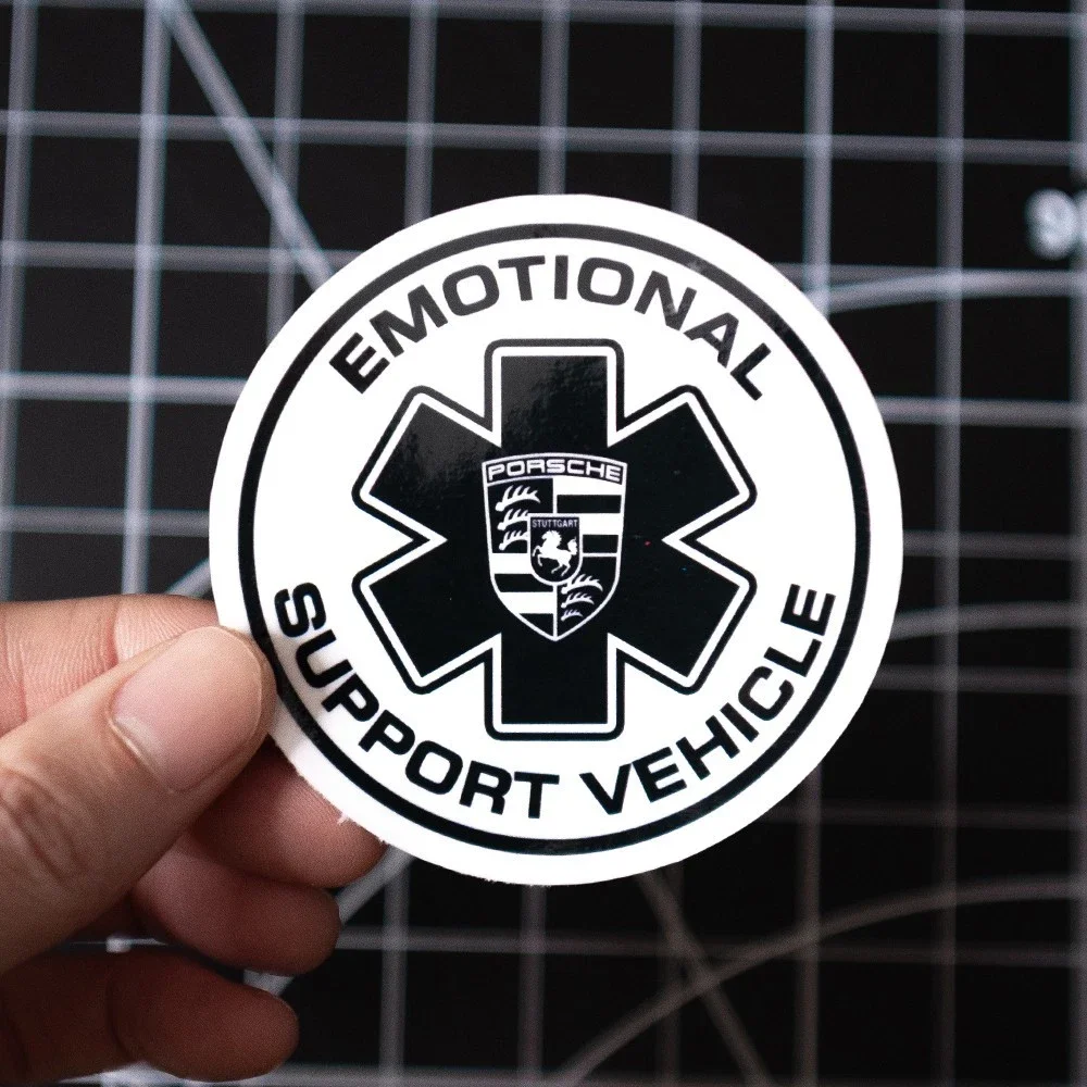 Cliché - "Porsche" Emotional Support Vehicle Sticker