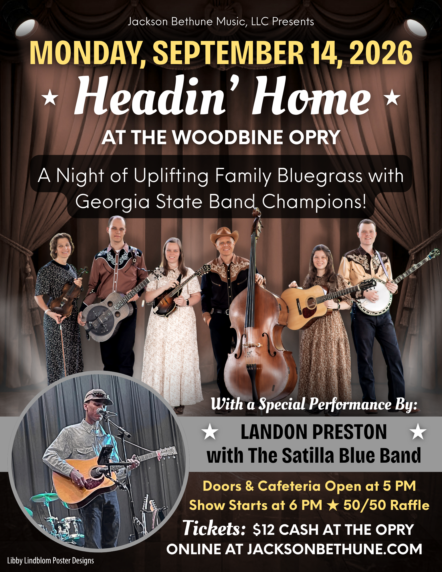 Headin Home and Landon Preston with the Satilla Blue Band at The Woodbine Opry
