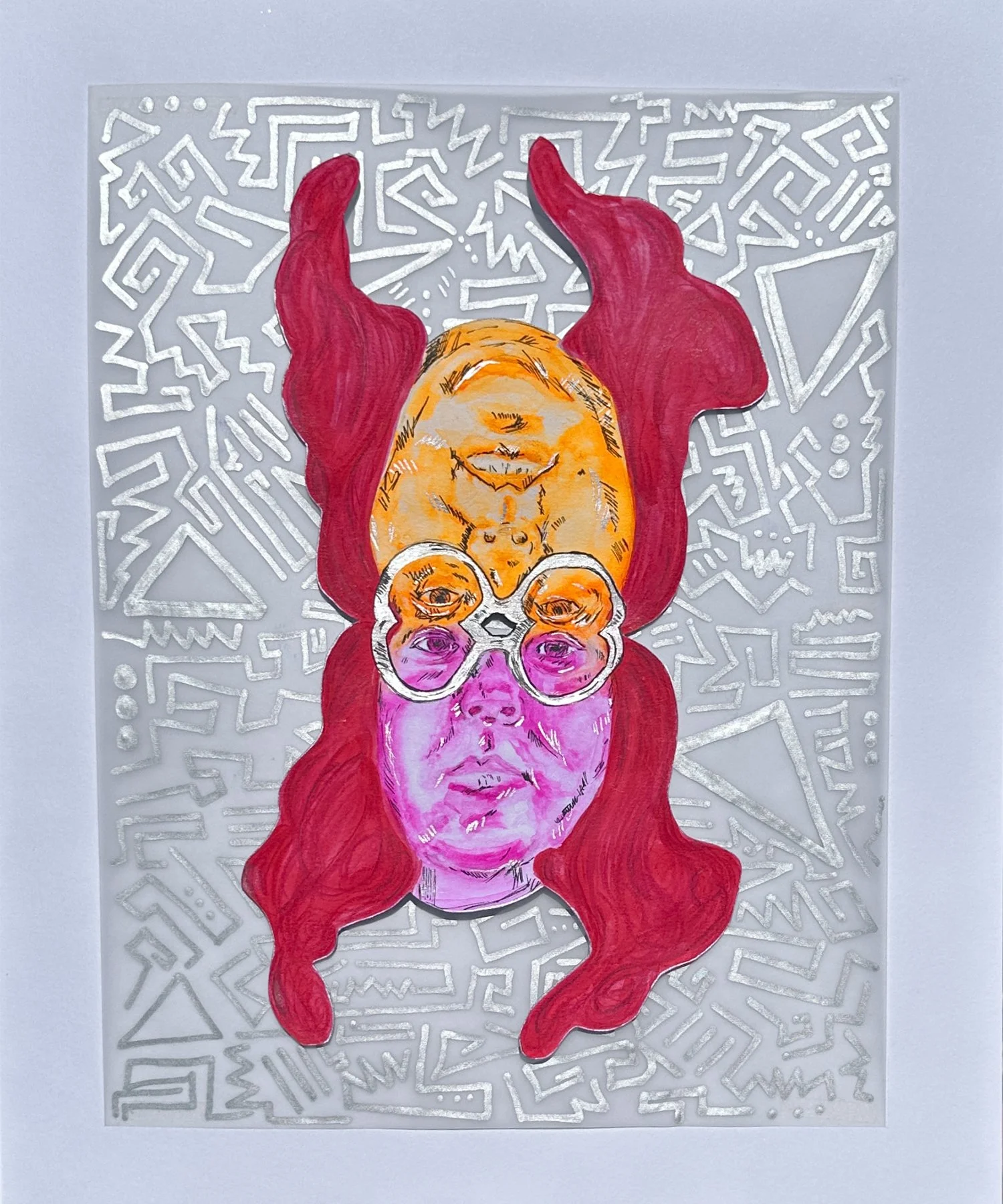 Dissension, 14x11", Watercolor, Color Pencil and Ink
