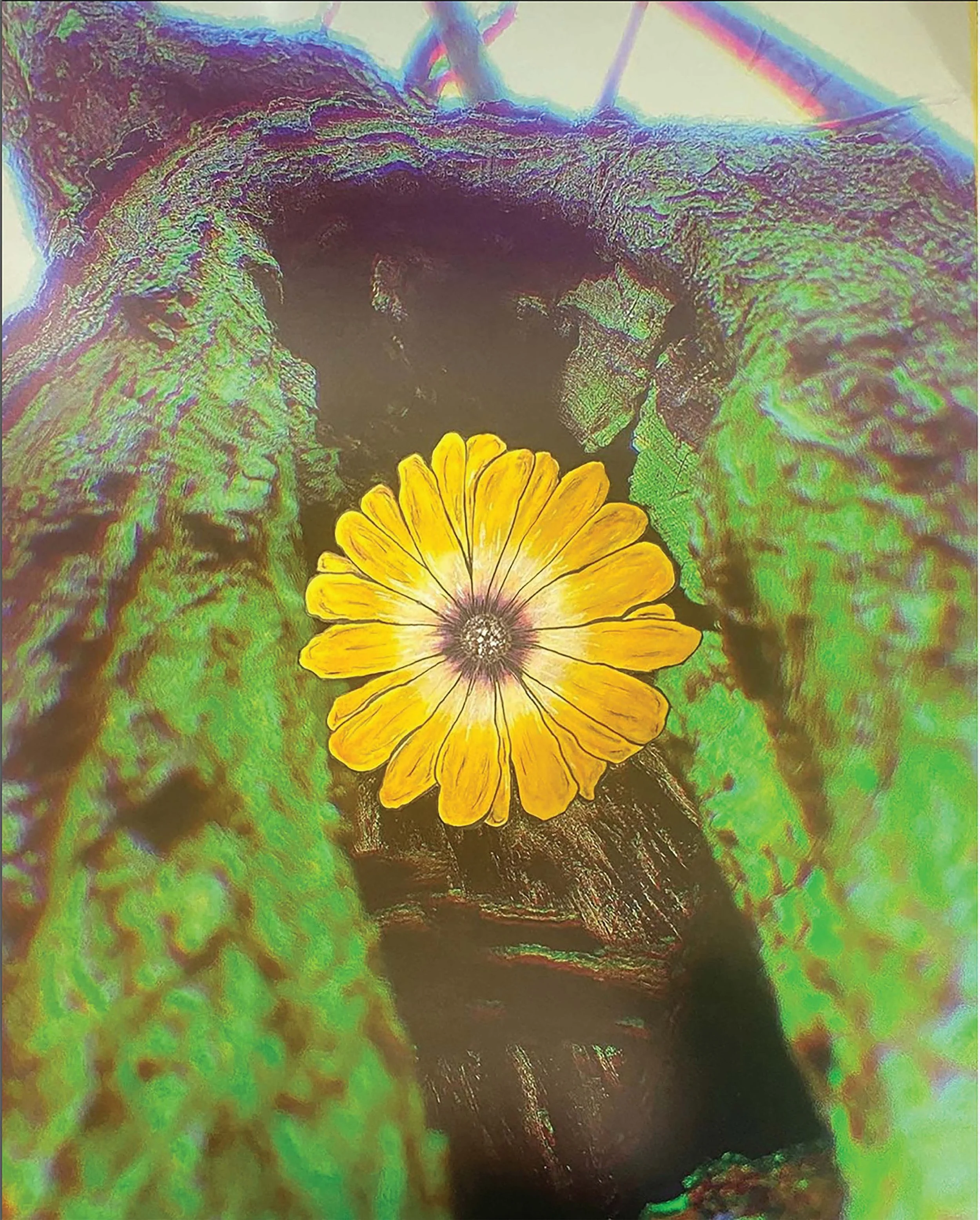 Introvert, mixed media collage, 20x16", 2022
I see myself being more in closed off recently and hidden within my surroundings. Even out in the world I can feel closed off. 