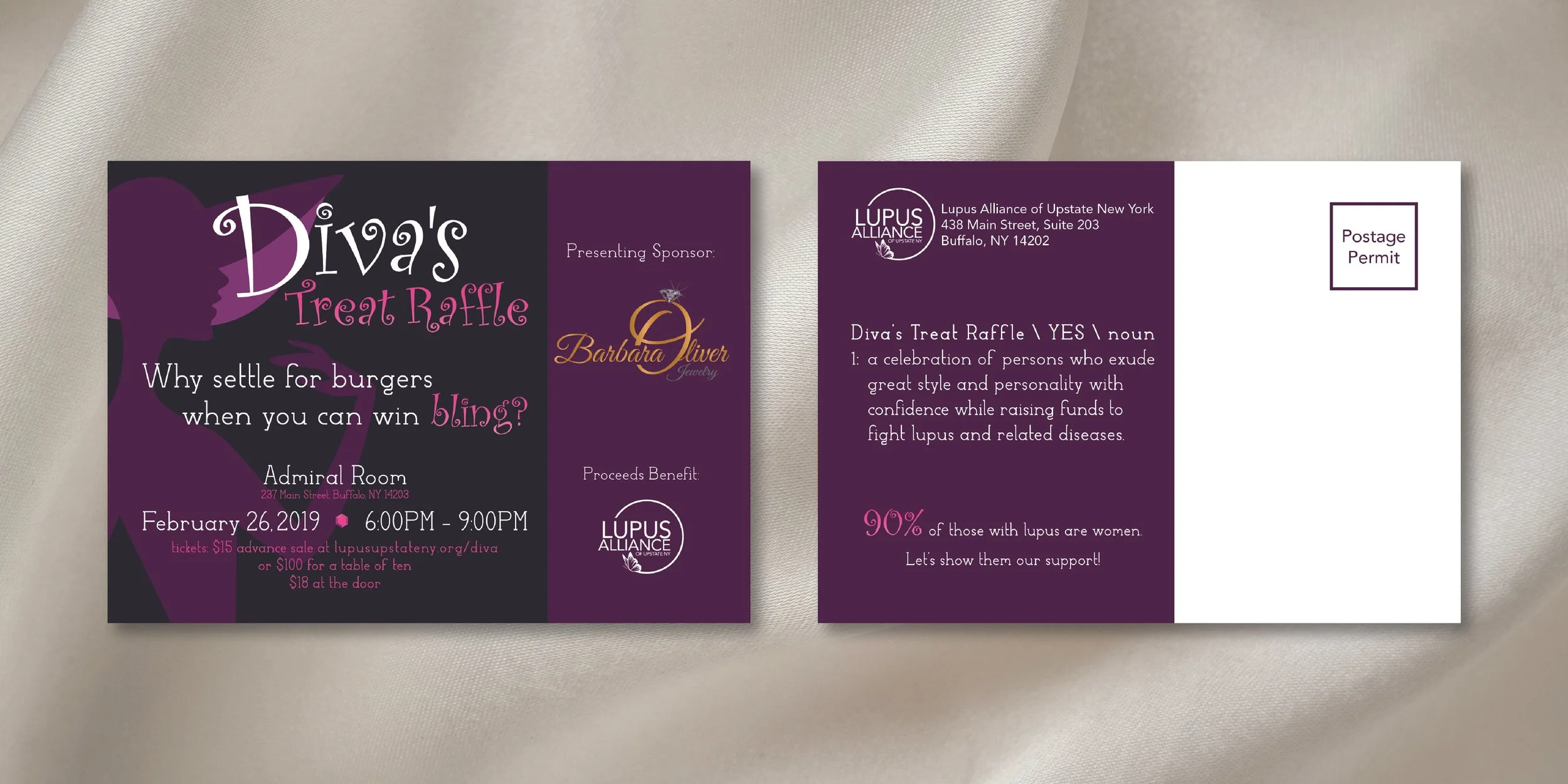 Invitation postcard.