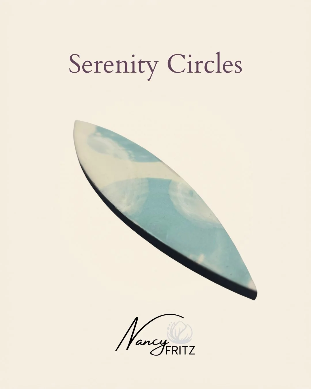 While Thread of Life is on view in Indianapolis, the weave here at home keeps growing. Serenity Circles, created with just encaustic, just wax and pigment moving slowly across a small oval panel. Some pieces ask for a great deal. Some pieces just ask