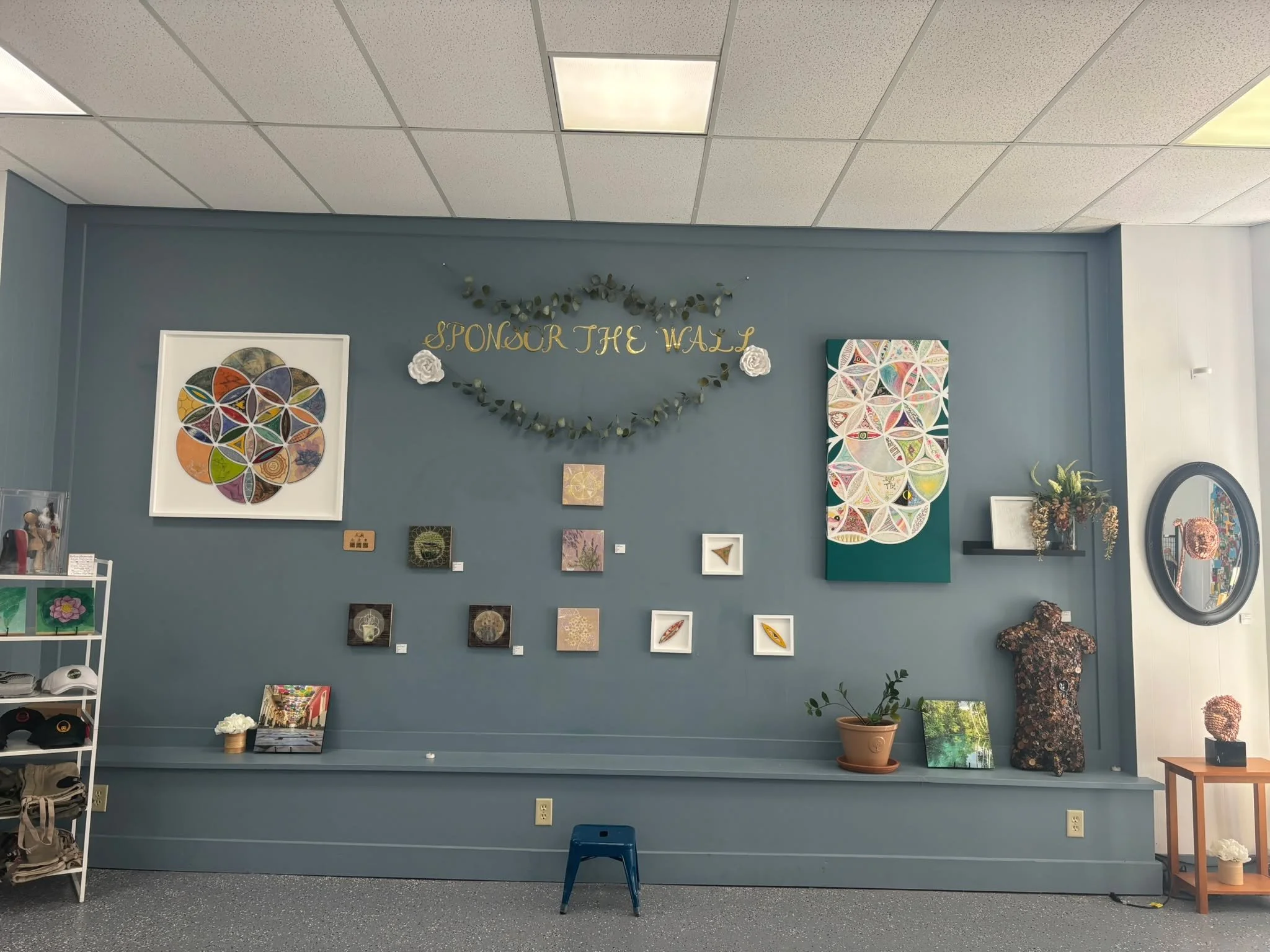 A few new Weave of Life panels and Community Weave canvases went up at @bipocaincubatorgallery  here in Fort Wayne &mdash; with clean new framing that lets the work breathe.

If you've been curious about the project and want to see it up close, Calho