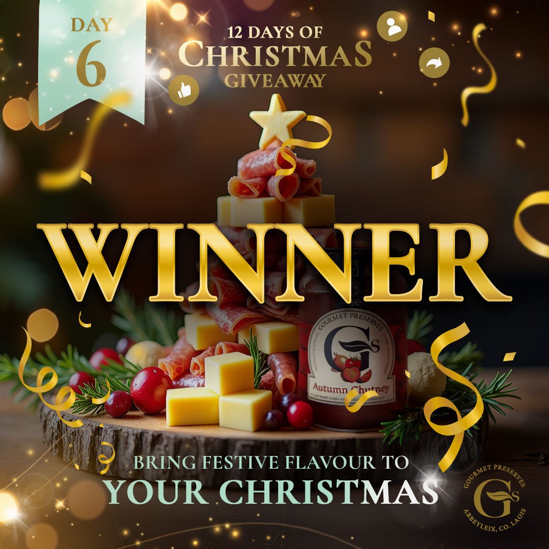 🎉 Congratulations, Rachel O'Toole! You're the Day 6 winner,  the savoury selection will be arriving soon!

We&rsquo;re not done celebrating yet! Plenty of delightful prizes are still waiting for you in our 12 Days of Christmas giveaway. 🎄

Thank yo