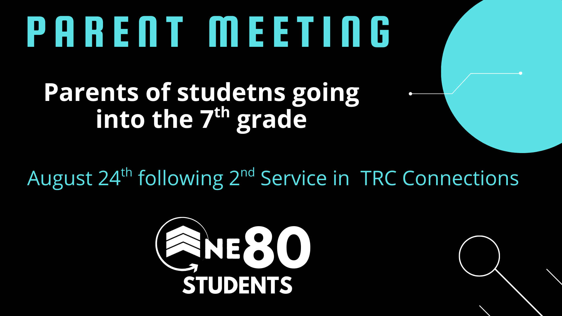 One80 Youth Parent Meeting