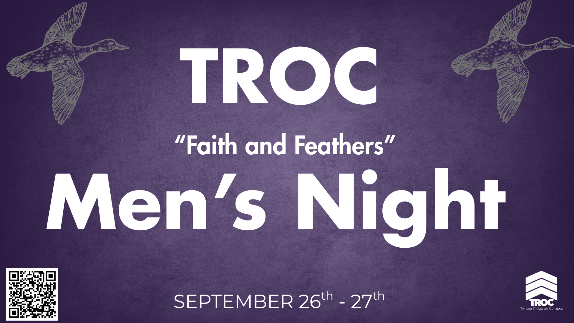 TROC Men's Weekend