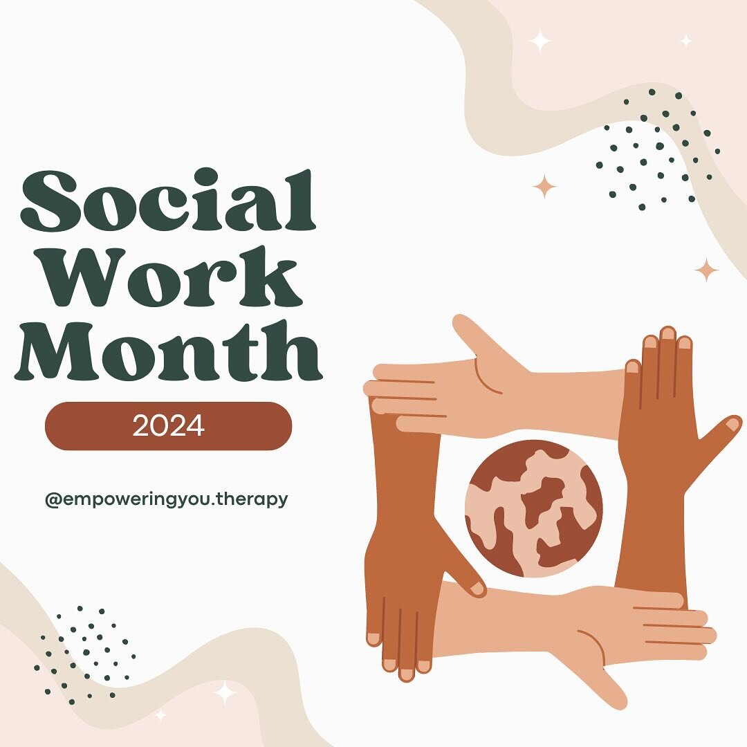 Happy Social Work Month! 

The theme for this year is Empowering Social Workers 💛

Like, tag and share with a social worker you know. 

&ldquo;For more than a century, social workers have helped our nation tackle major societal challenges, including