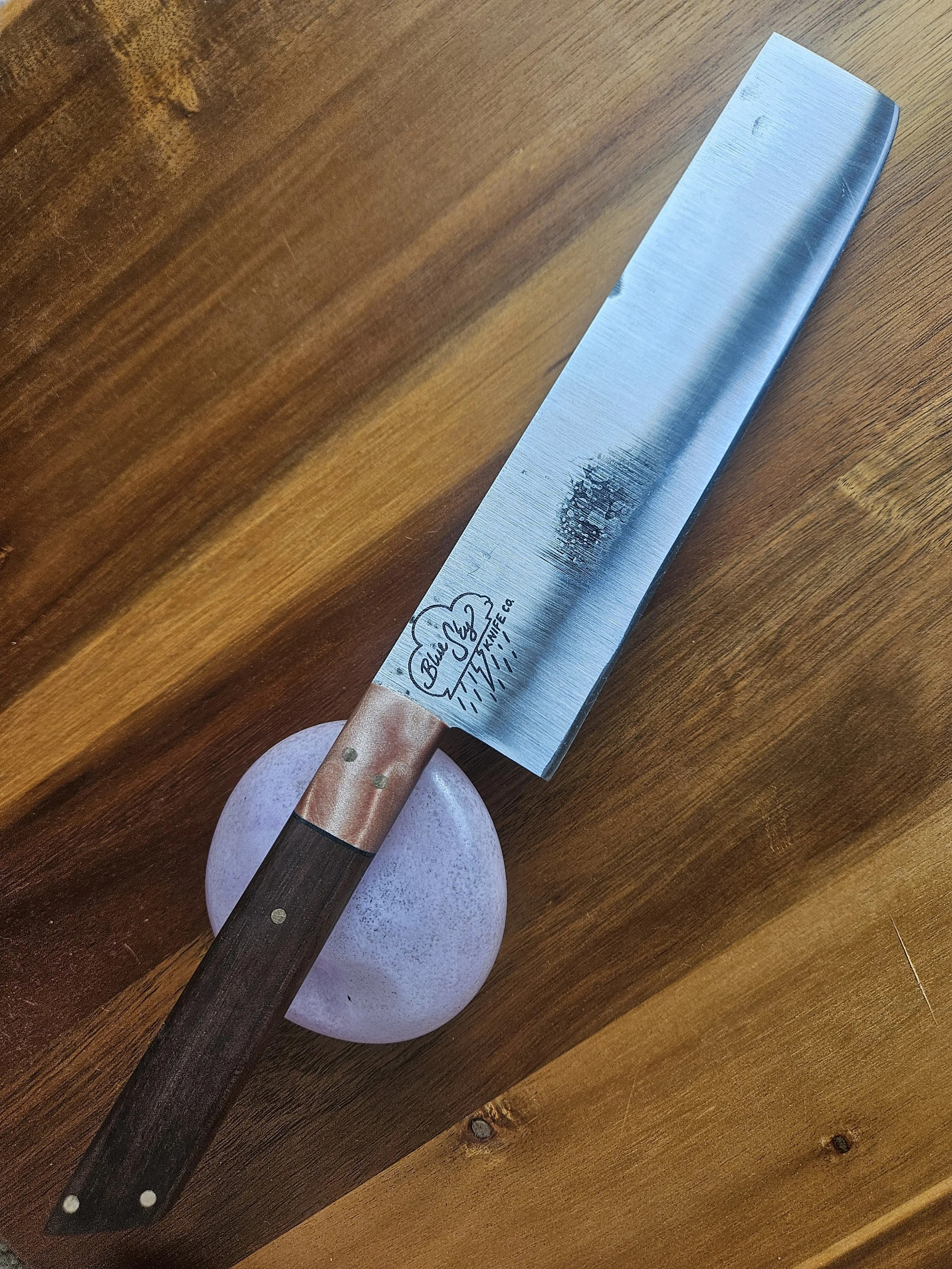 Black Walnut and Maple Nakiri
