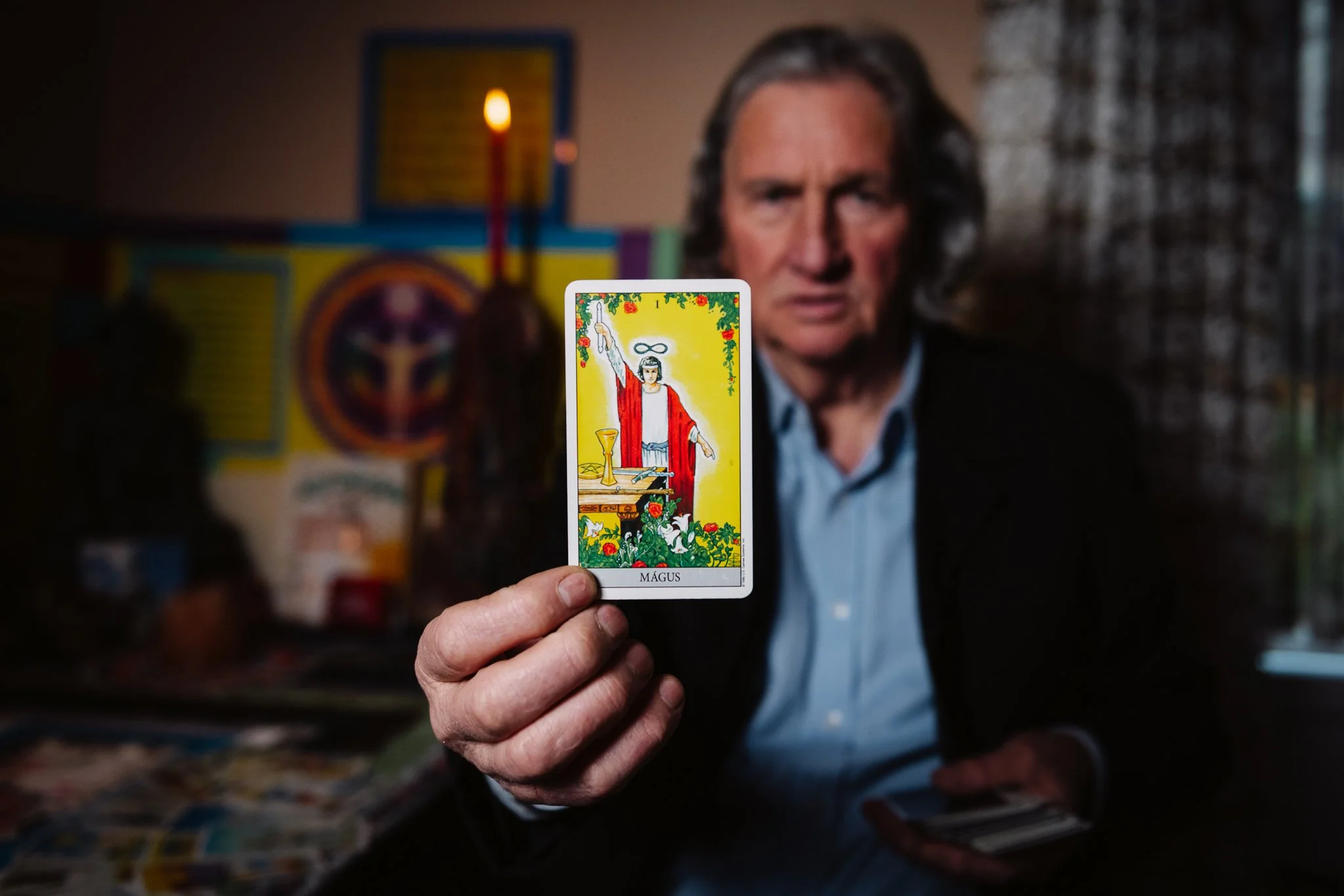 The Magician card of the tarot card. The origins of the tarot are unknown, presumably it came from the East centuries earlier. However, not only is it an important tool in esotericism, Jung and the psychologists following his approach still use the c