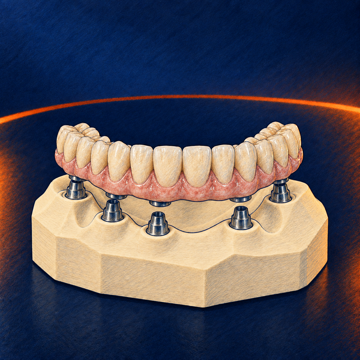 Exocad Full-Arch Hybrid Design