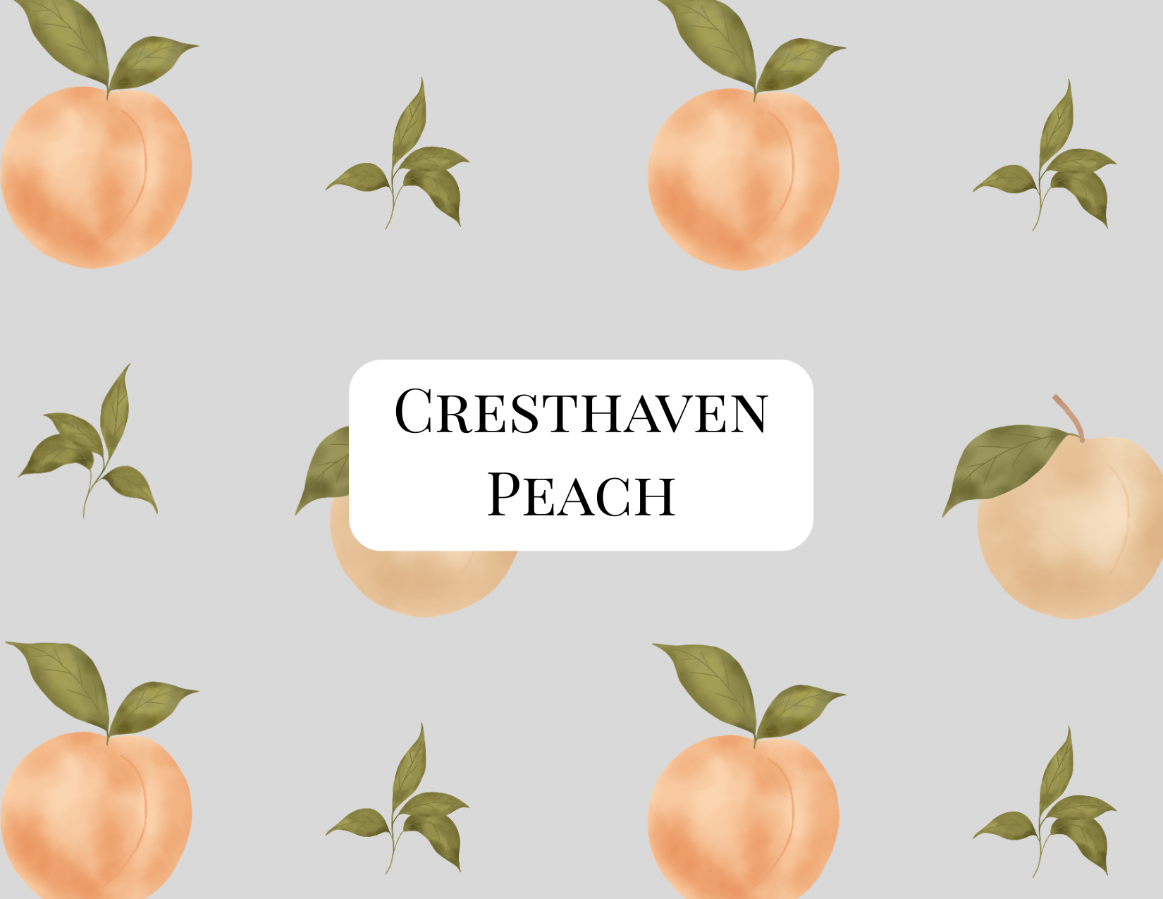 Cresthaven Peach Tree