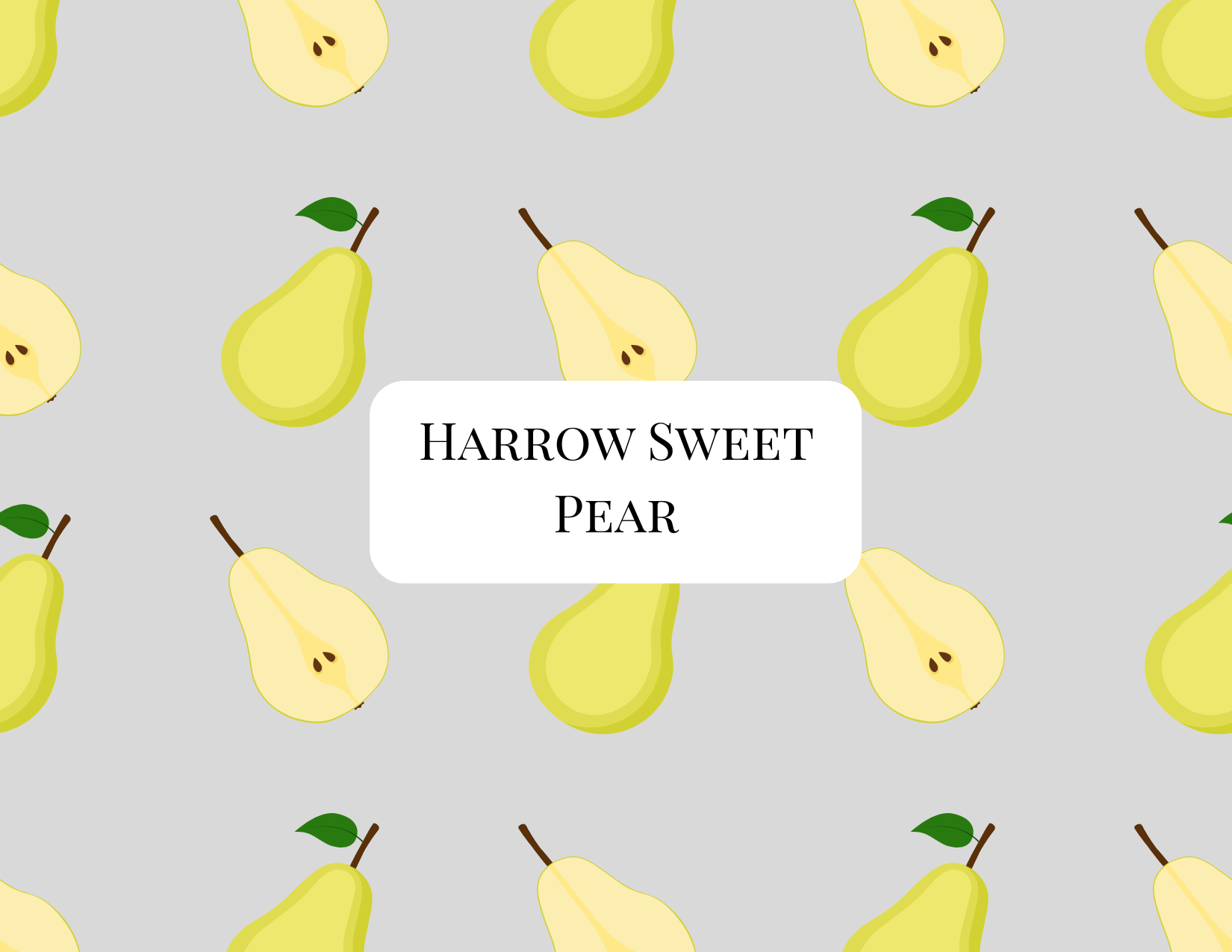 Harrow Sweet Pear Tree