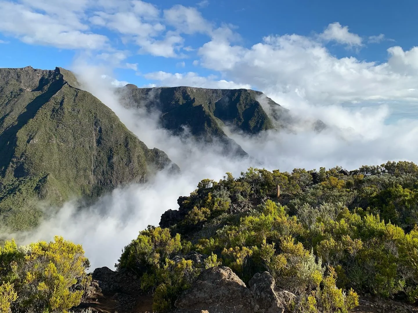 Rising clouds.. ☁️

#r&eacute;union