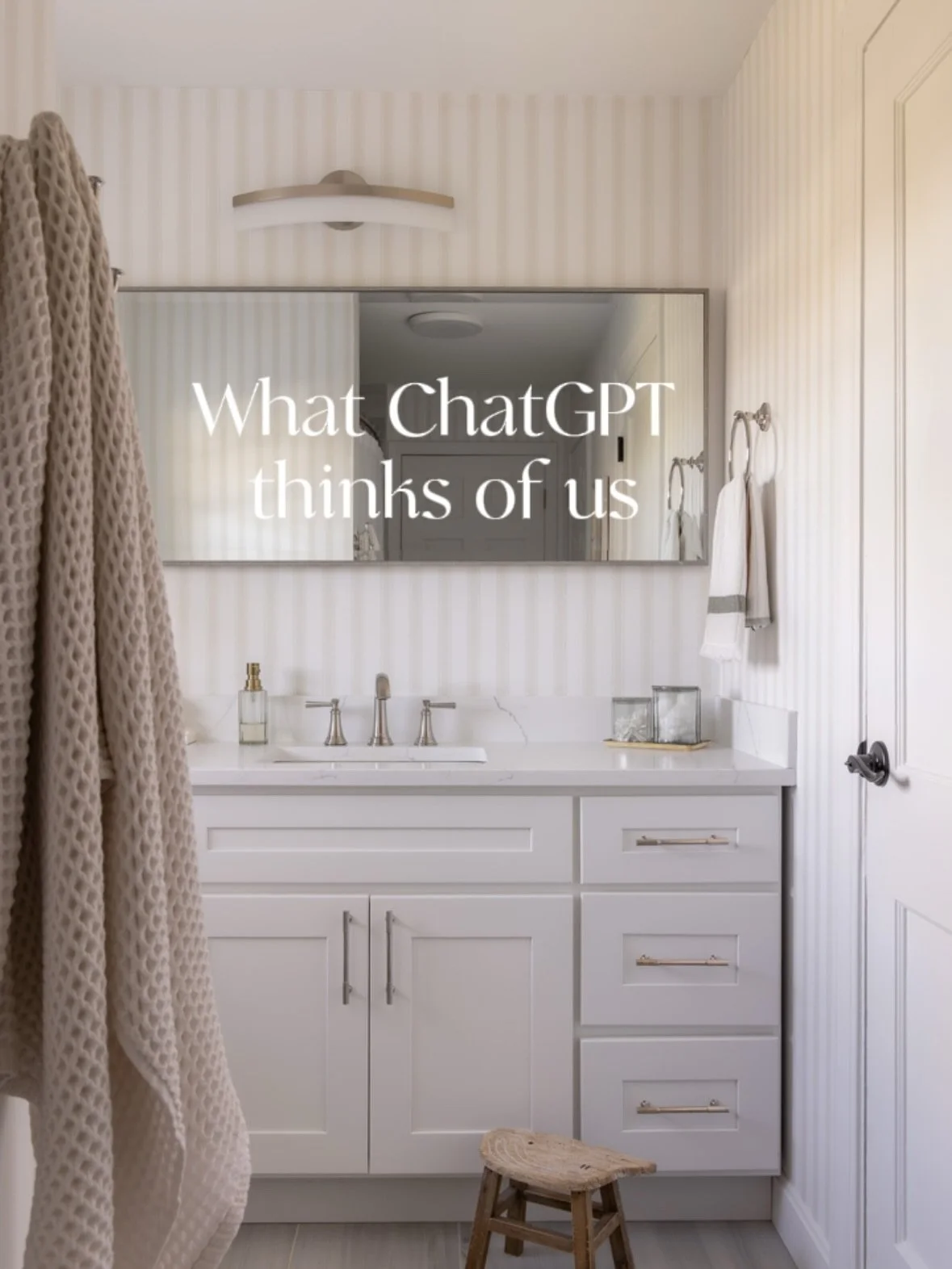 We&rsquo;ve asked a lot from our friend AL (aka ChatGPT) this year! Honestly he&rsquo;s basically on payroll at this point 😂 

When I asked AL what he learned about me this year&hellip; it was really special to hear that the intention behind what I&