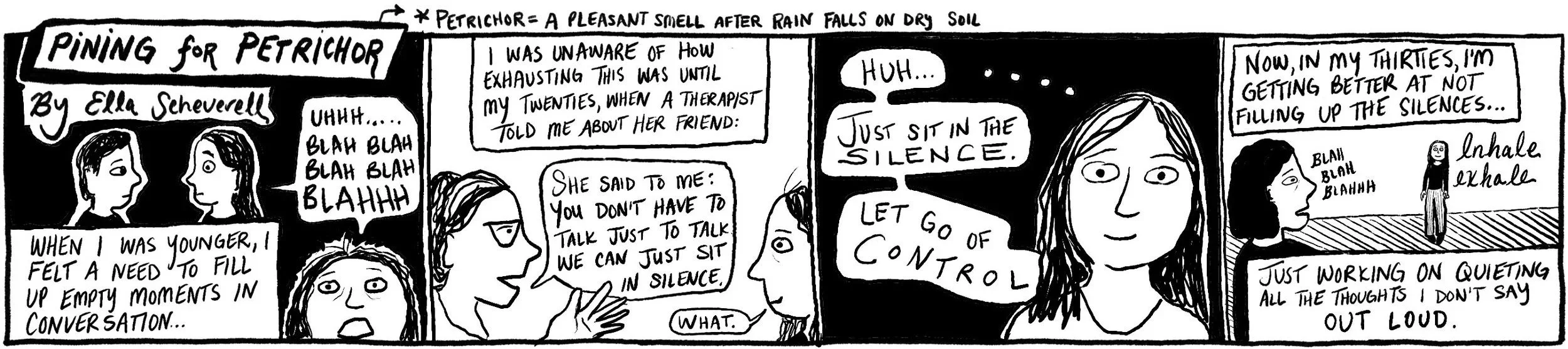 Walking: April Comic in Boston Compass Newspaper