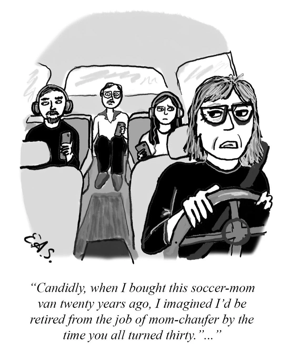 Mom-Chauffer, Antigravity Magazine