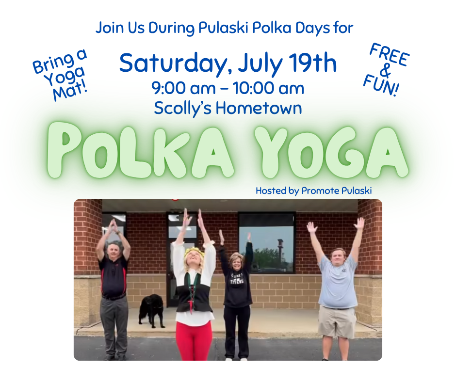 Polka Yoga in Downtown Pulaski with Jaime Lee