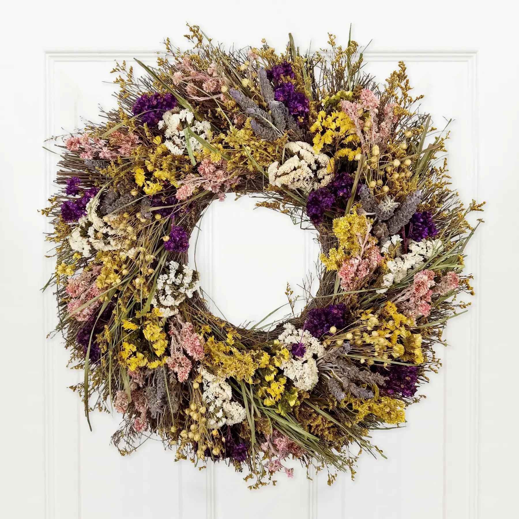 Sunshine Wreath- Dried Floral