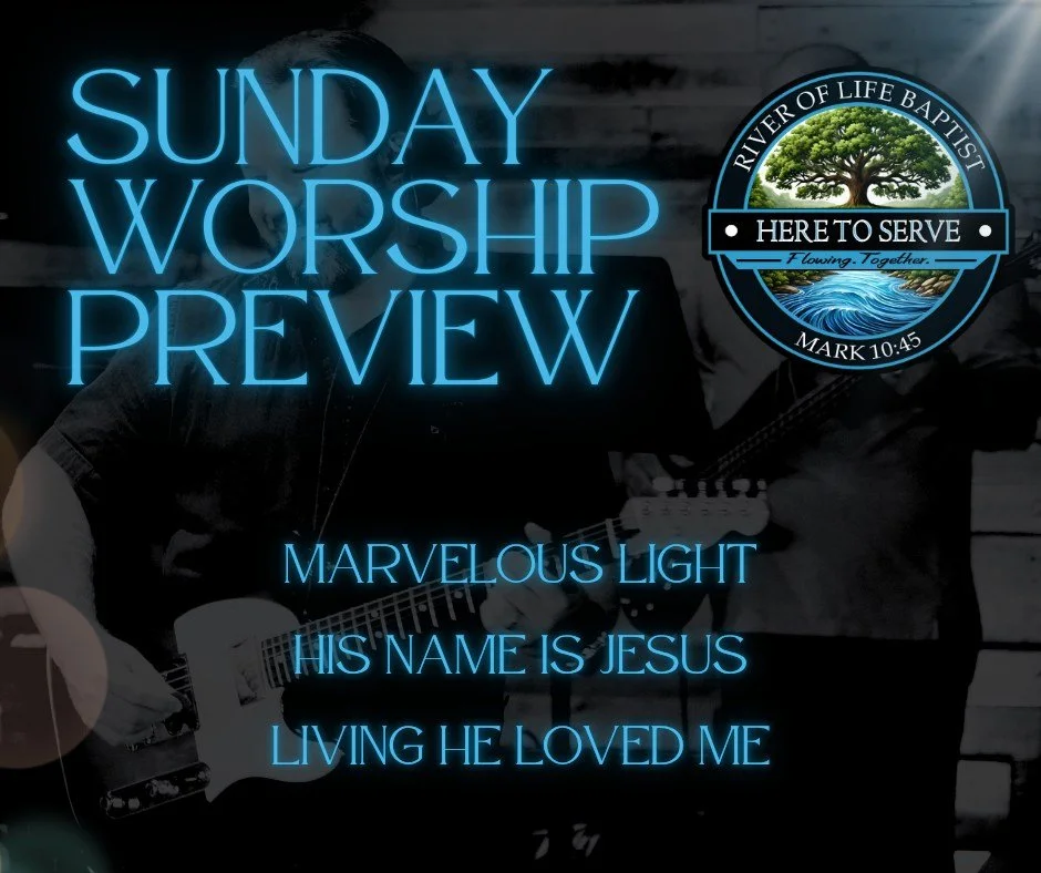 Join us tomorrow as we lift up the name of Jesus together. 🎶

Sunday School &bull; 9:45 AM
Morning Service &bull; 11 AM
Evening Service &bull; 5:30 PM