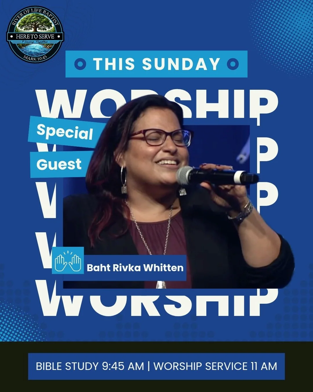 This Sunday is going to be special✨️

We&rsquo;re excited to welcome Baht Rivka Whitten to lead our worship, joined by her husband, George, who will share an update on their ministry. Baht Rivka is a talented native Israeli worship leader, recording 
