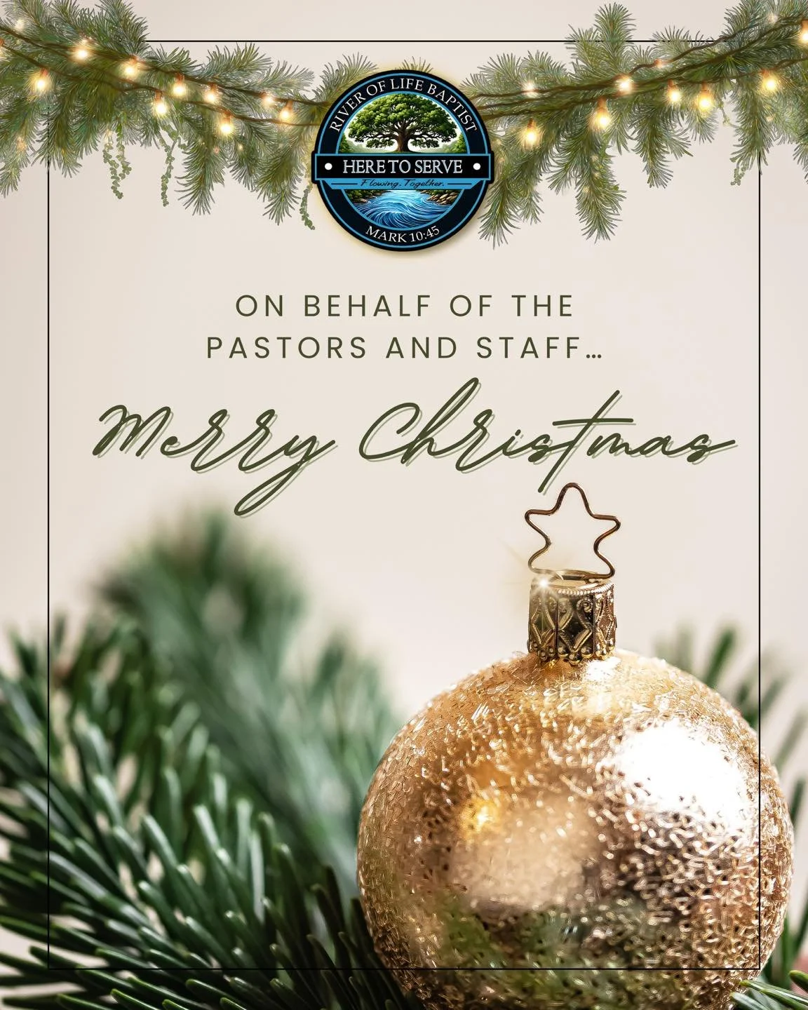Merry Christmas from our church family here at The River!