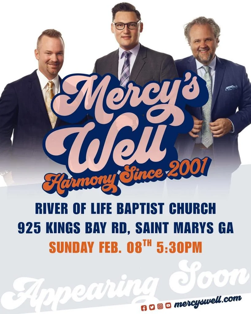 Join us this Sunday evening at 5:30 PM at River of Life for an uplifting night of worship and music. We&rsquo;re excited to welcome Mercy&rsquo;s Well for a special evening that will encourage your heart and point us all to Christ.

Bring your family
