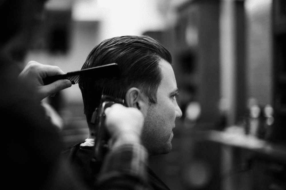 Barbering work at Handlebar Salon Stamford
