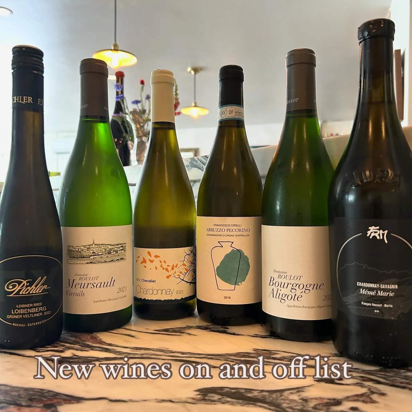 Our wine list is small compared to others... And there is so much good wine out there these days, which makes it hard to choose. As more thoughtful techniques and approaches to winemaking continue to progress, one of my great joys is being able to br