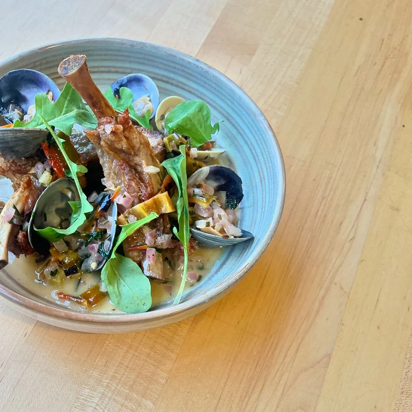 Pork Ribs and Clams by @johnny.rigatoni&hellip; a @bigsilky1 favorite! 🥰