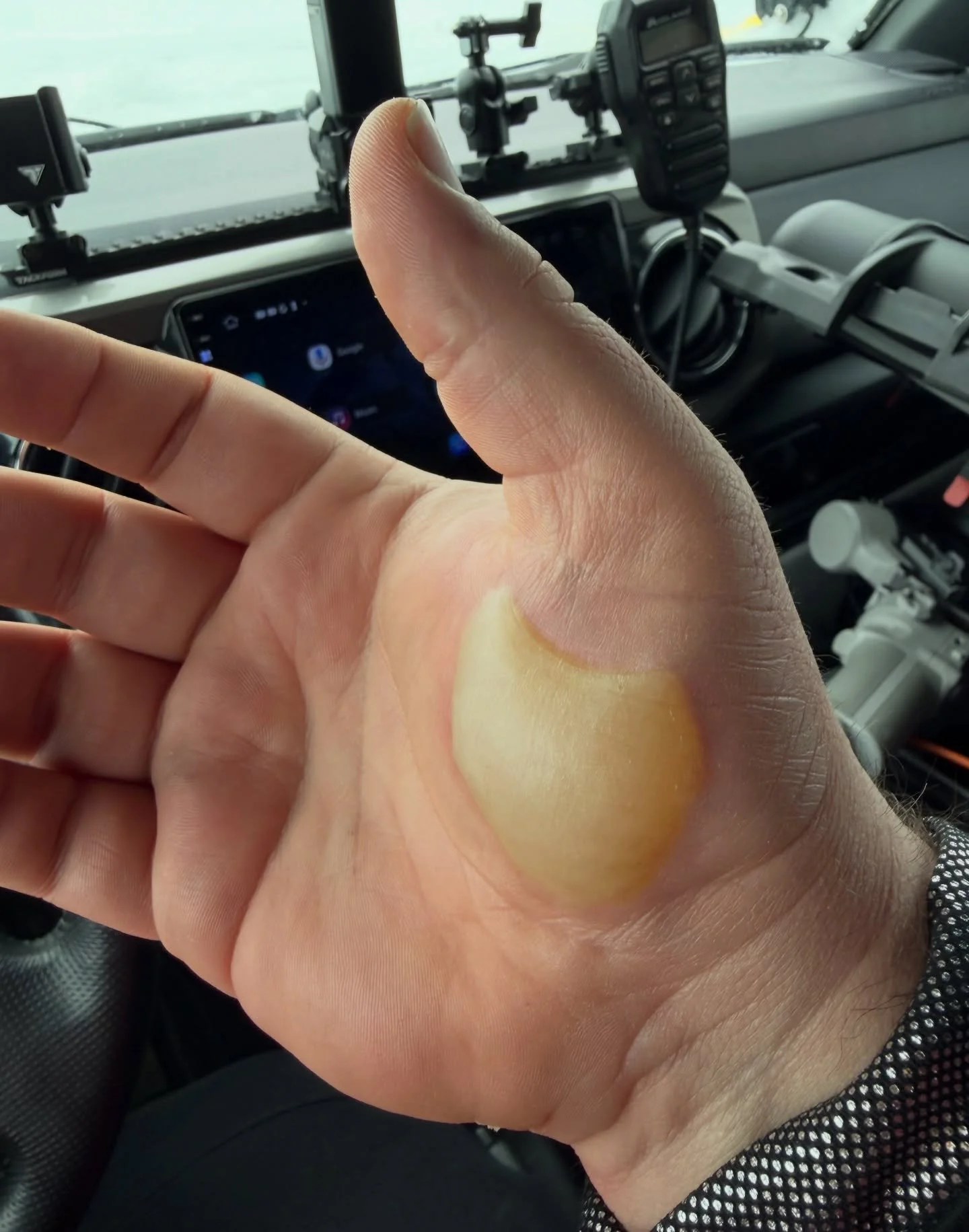 Lots of battle scars from this weekend (on the truck and me). Had a blast and am glad to now have warm toes. 🥶❄️