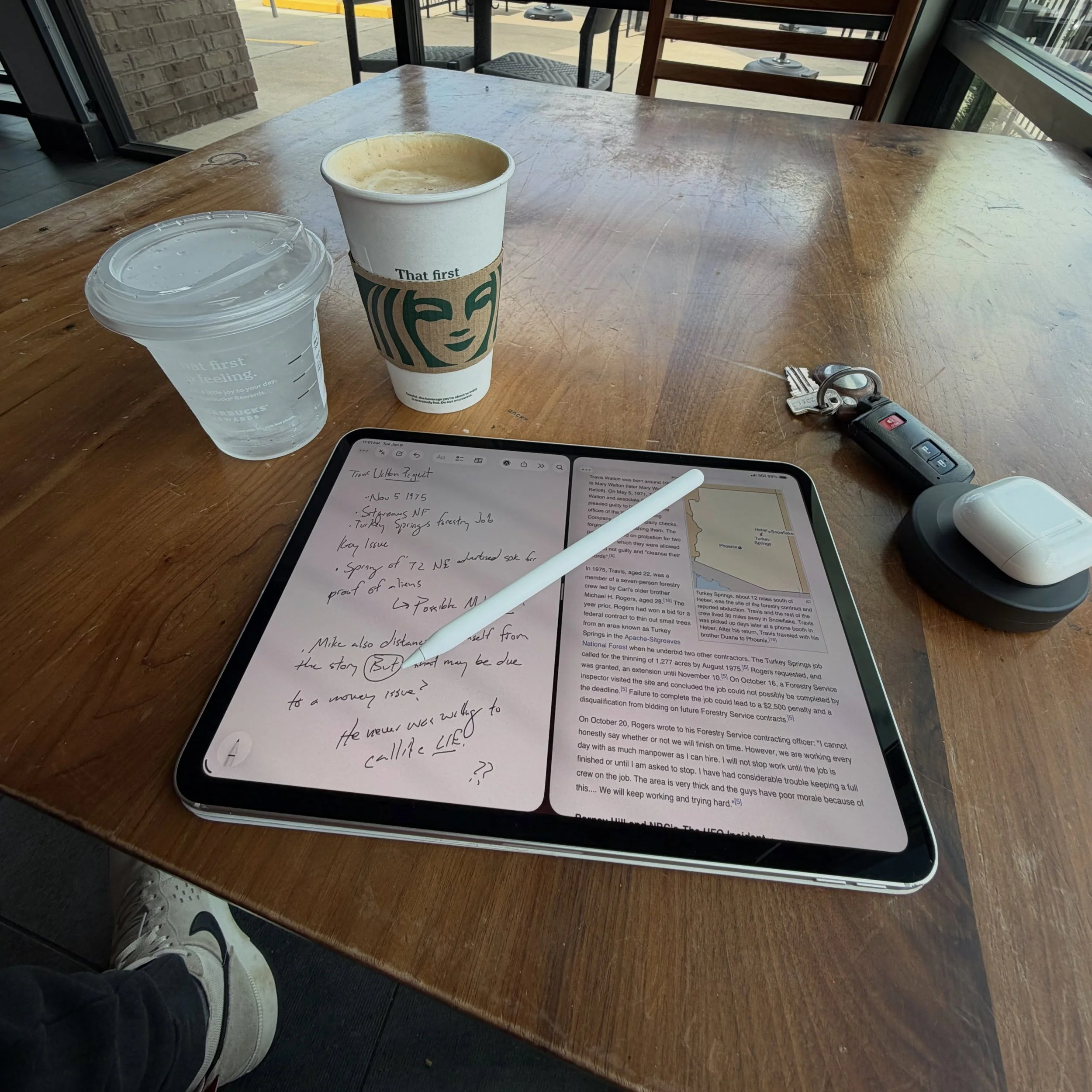 Another day, another coffee shop, more research&hellip;
#traviswalton