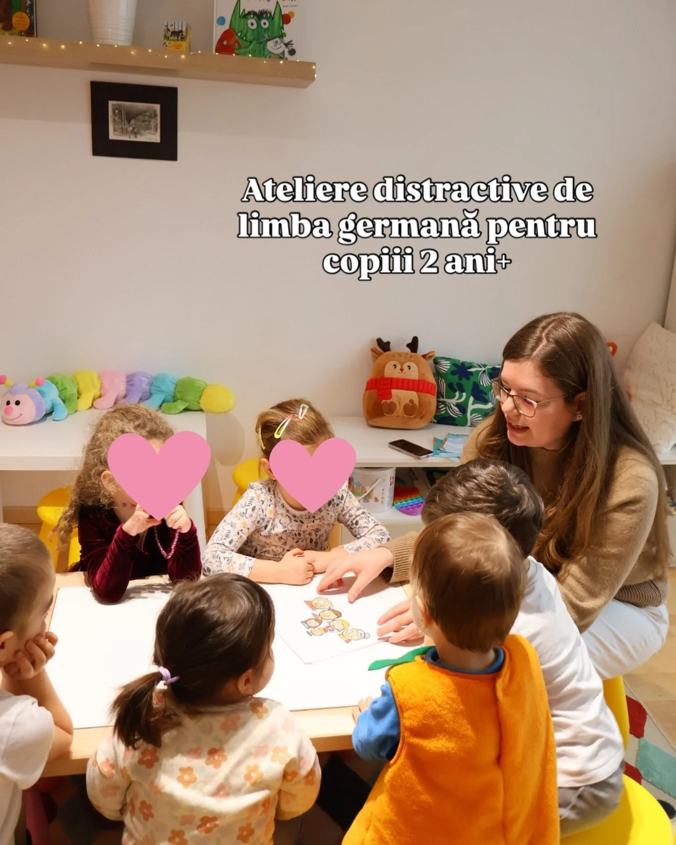 &Icirc;n fiecare s&acirc;mbătă dimineața, ne dăm &icirc;nt&acirc;lnire, pentru a &icirc;nvăța limba germană cu joc și voie bună 🏰

Programul nostru include ateliere distractive pentru copiii 2-3 ani (de la ora 10:00) și ateliere distractive pentru c