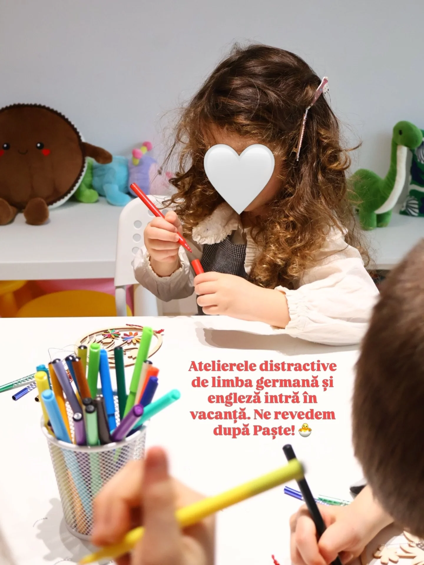 Abia așteptăm să ne revedem după vacanța de Paște. Vă dorim zile liniștite, pline de lumină și iubire! 🐣🐰

&Icirc;n cur&acirc;nd, vom actualiza programul atelierelor distractive din aprilie 👉🏼 wonderversityedu.com