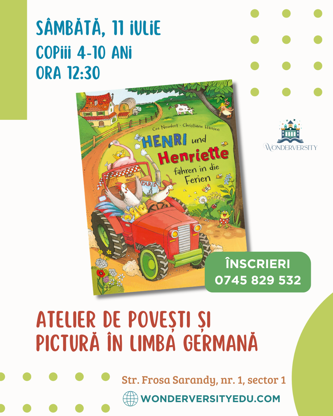 atelier copii limba germana pentru copii bucuresti wonderversity