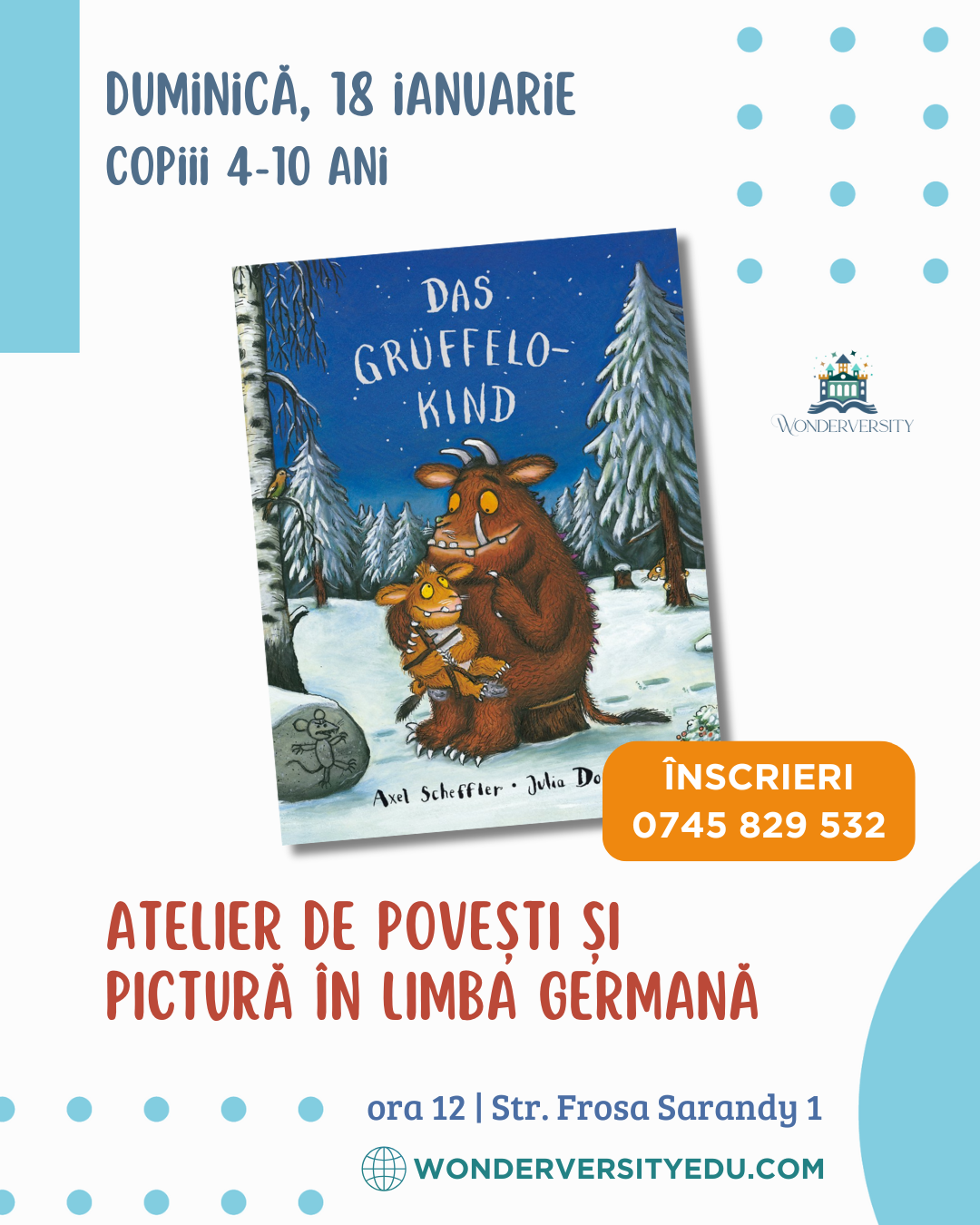 atelier craciun copii limba germana pentru copii bucuresti decembrie