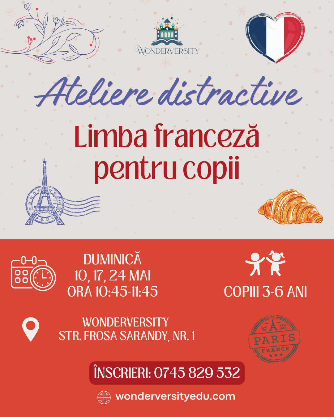 program ateliere distractive limba germana engleza franceza pentru copii wonderversity