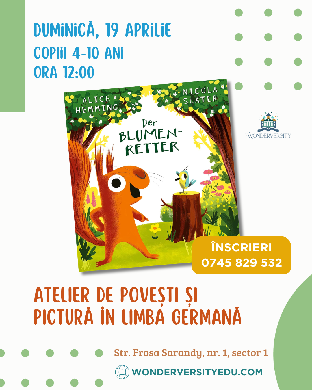 atelier craciun copii limba germana pentru copii bucuresti decembrie