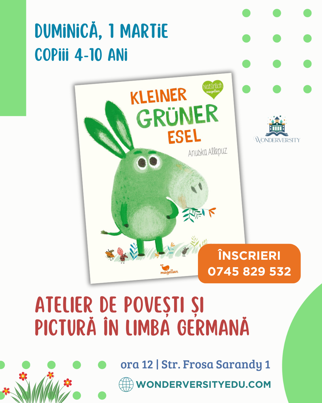 atelier craciun copii limba germana pentru copii bucuresti decembrie