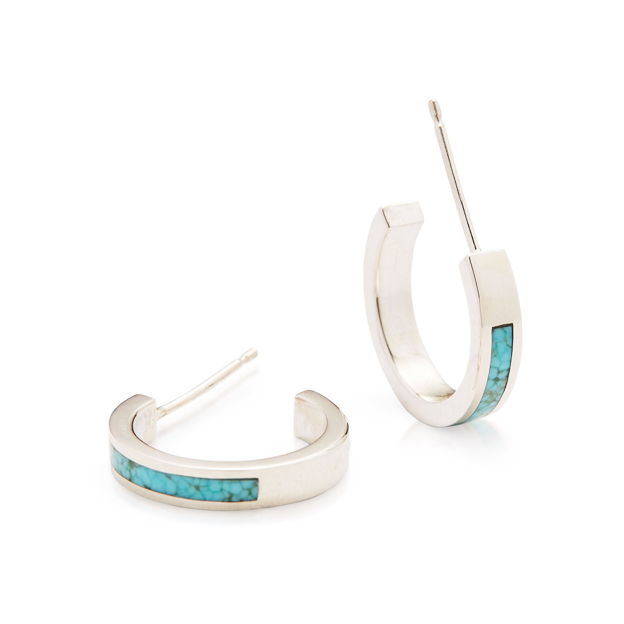 Inlay Hoops_ Silver _ Number Eight Turquoise.jpg