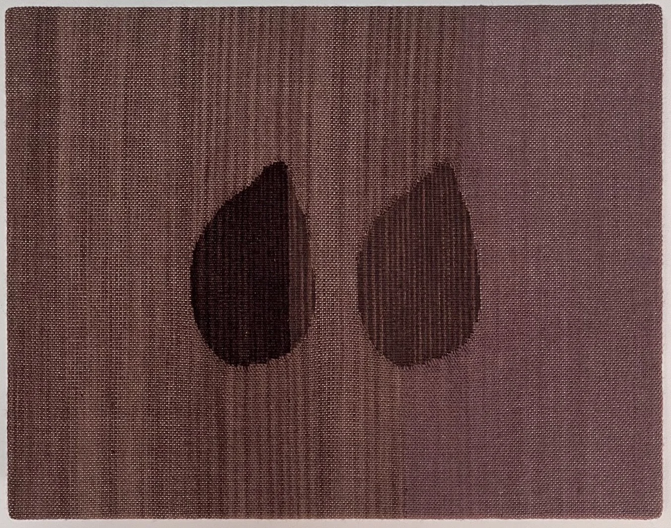 EMELIE RICHARDSON  
Fire seed II (replenish) (2026)  
26” x 33”  
Wool, custom walnut frame  
$5,200