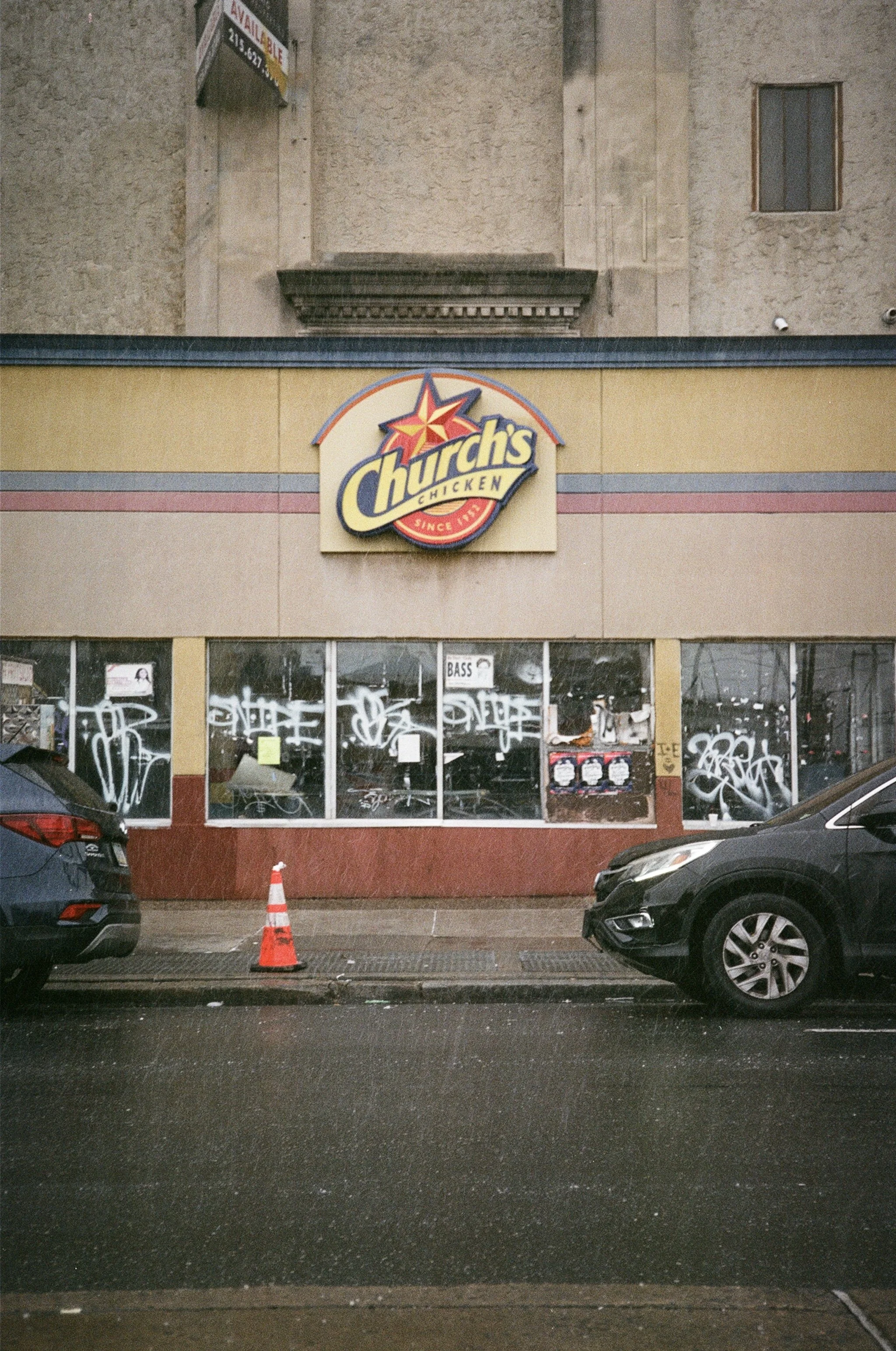 snow fall on broad