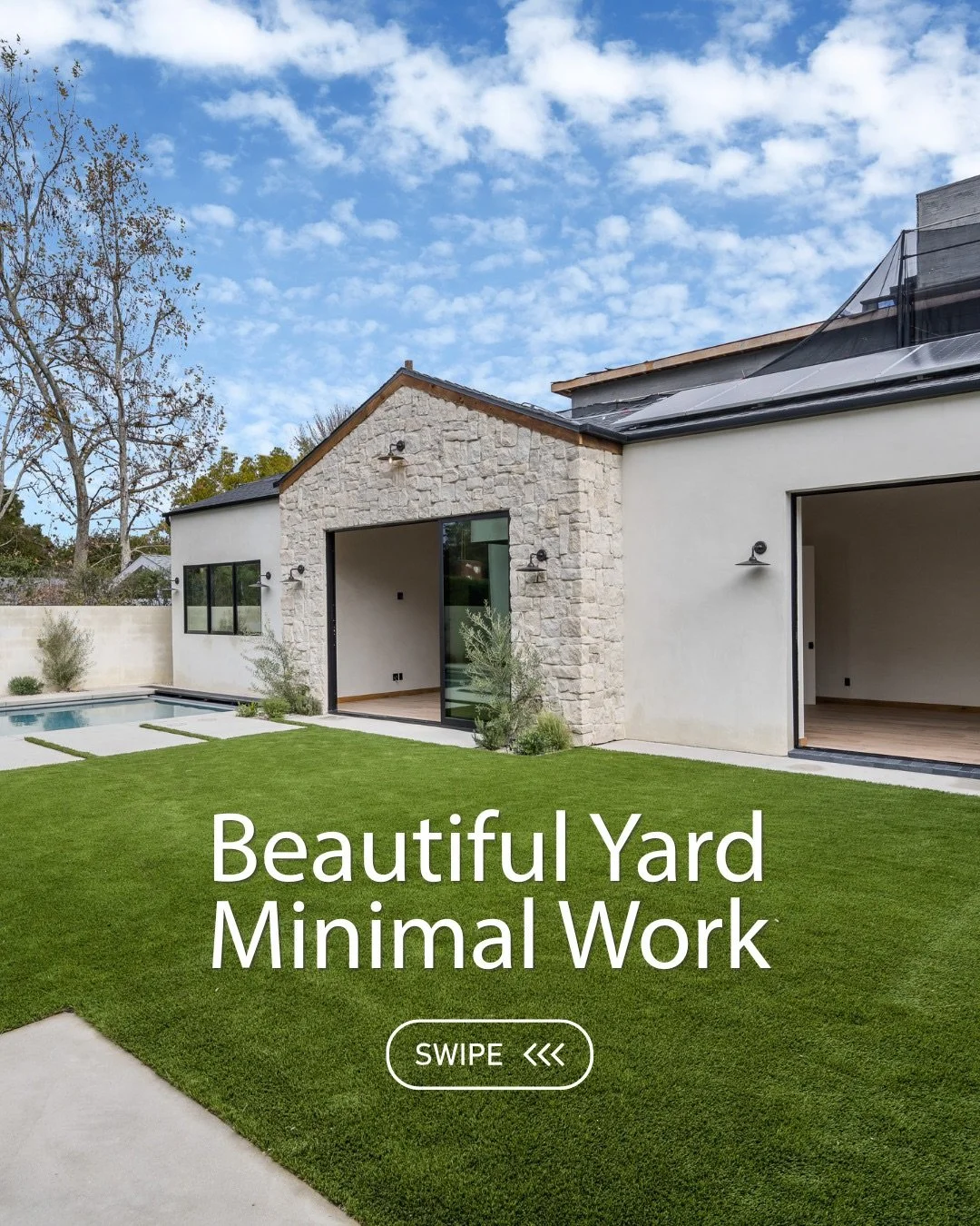 Low-maintenance landscaping keeps your outdoor living area looking its best. Minimal lawns, sleek pavers, and stylish decking make your space modern and easy to enjoy.

*****
#PoolArea #Landscape #Backyard