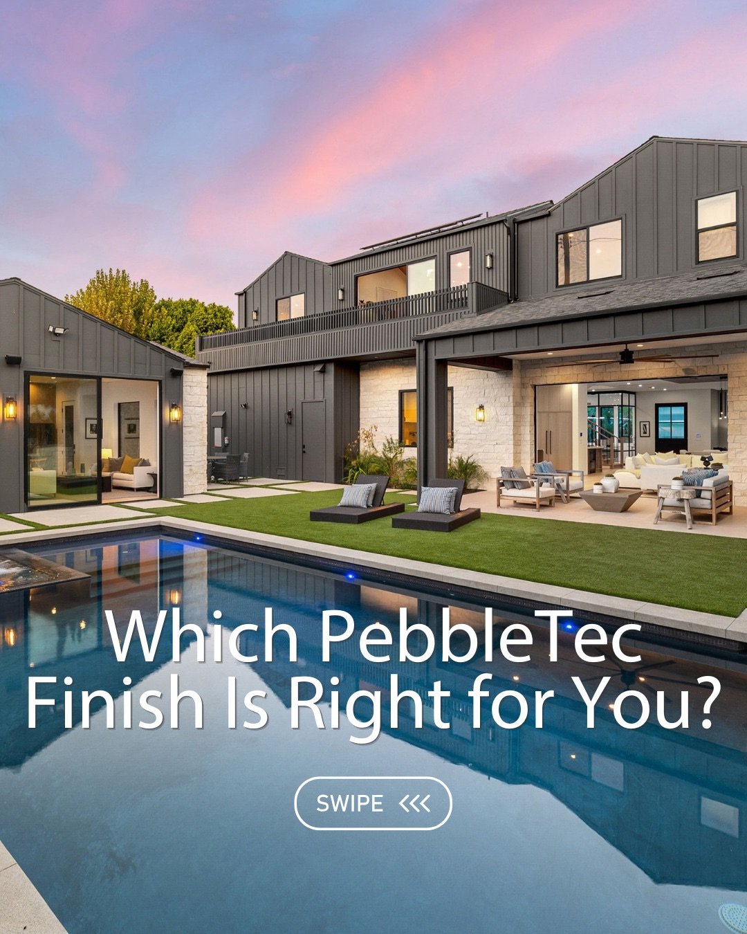 Looking for the perfect pool finish but not sure where to start? Swipe to see an up-close look at all of PebbleTec&rsquo;s finishes&mdash;explore the textures, colors, and sparkle that make each one unique.

*****
#PebbleTec #Pools #PoolFinish