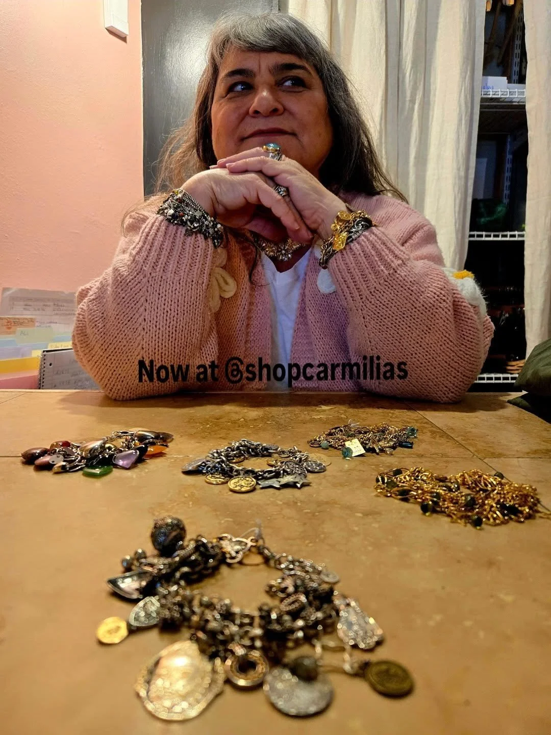 Did you know you can now get my new charm bracelets at Carmilia's? Go get them! Happy sunny winter day Seattle! 
#thelittlemerle #reimaginedjewelry #reimaginedjewelry #shopsmall